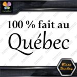 100% Fait au Québec Quebec Canadian Canada Province Decals Stickers Vinyl - Image 3