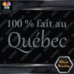 100% Fait au Québec Quebec Canadian Canada Province Decals Stickers Vinyl - Image 5