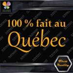 100% Fait au Québec Quebec Canadian Canada Province Decals Stickers Vinyl - Image 7