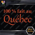 100% Fait au Québec Quebec Canadian Canada Province Decals Stickers Vinyl - Image 8