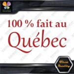 100% Fait au Québec Quebec Canadian Canada Province Decals Stickers Vinyl - Image 9