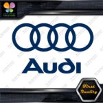 Compatible Audi Name & Rings Circles Cars JDM Tuning Vinyl Decals Stickers - Image 15