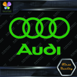 Compatible Audi Name & Rings Circles Cars JDM Tuning Vinyl Decals Stickers - Image 17