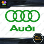 Compatible Audi Name & Rings Circles Cars JDM Tuning Vinyl Decals Stickers - Image 18