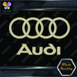 Compatible Audi Name & Rings Circles Cars JDM Tuning Vinyl Decals Stickers - Image 20