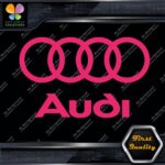 Compatible Audi Name & Rings Circles Cars JDM Tuning Vinyl Decals Stickers - Image 22