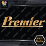 Compatible Premier Drums 70s Vintage Music Instrument Logo Vinyl Decals Stickers - Image 17