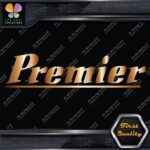 Compatible Premier Drums 70s Vintage Music Instrument Logo Vinyl Decals Stickers - Image 19