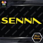Compatible Ayrton Senna SS F1 Racing Grand Prix Name Only Vinyl Decals Stickers - Image 3