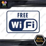 Compatible Free Wifi Wi-Fi Wi Fi Hotspot Store Sign Logo Decals Stickers Vinyl - Image 12