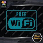 Compatible Free Wifi Wi-Fi Wi Fi Hotspot Store Sign Logo Decals Stickers Vinyl - Image 13