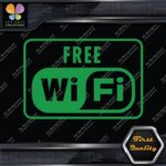 Compatible Free Wifi Wi-Fi Wi Fi Hotspot Store Sign Logo Decals Stickers Vinyl - Image 14