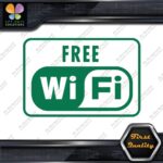 Compatible Free Wifi Wi-Fi Wi Fi Hotspot Store Sign Logo Decals Stickers Vinyl - Image 15