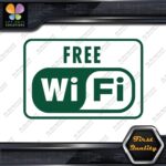 Compatible Free Wifi Wi-Fi Wi Fi Hotspot Store Sign Logo Decals Stickers Vinyl - Image 16