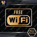 Compatible Free Wifi Wi-Fi Wi Fi Hotspot Store Sign Logo Decals Stickers Vinyl - Image 17
