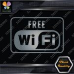 Compatible Free Wifi Wi-Fi Wi Fi Hotspot Store Sign Logo Decals Stickers Vinyl - Image 18