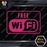 Compatible Free Wifi Wi-Fi Wi Fi Hotspot Store Sign Logo Decals Stickers Vinyl - Image 20