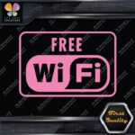 Compatible Free Wifi Wi-Fi Wi Fi Hotspot Store Sign Logo Decals Stickers Vinyl - Image 21
