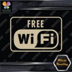 Compatible Free Wifi Wi-Fi Wi Fi Hotspot Store Sign Logo Decals Stickers Vinyl - Image 23