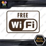 Compatible Free Wifi Wi-Fi Wi Fi Hotspot Store Sign Logo Decals Stickers Vinyl - Image 24