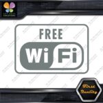 Compatible Free Wifi Wi-Fi Wi Fi Hotspot Store Sign Logo Decals Stickers Vinyl - Image 4