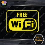 Compatible Free Wifi Wi-Fi Wi Fi Hotspot Store Sign Logo Decals Stickers Vinyl - Image 5