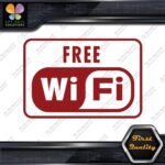 Compatible Free Wifi Wi-Fi Wi Fi Hotspot Store Sign Logo Decals Stickers Vinyl - Image 9