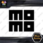 Compatible Momo Name Square Block Cars Racing Tuning JDM Vinyl Decals Stickers