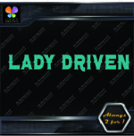 Lady Driven Western Chicks Banner Tuning Girl Power JDM Vinyl Decals Stickers - Image 13