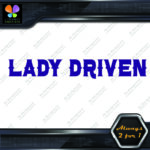 Lady Driven Western Chicks Banner Tuning Girl Power JDM Vinyl Decals Stickers - Image 10