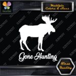 Moose Gone Hunting Canadian Animals Hunter Standing Wild Decals Stickers Vinyl - Image 3