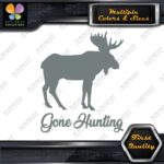 Moose Gone Hunting Canadian Animals Hunter Standing Wild Decals Stickers Vinyl - Image 4