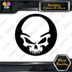 Skull in Circle Mad Mean Bad Crane JDM Tuning Racing Decals Stickers Vinyl