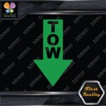 Tow Arrow Pointing down JDM Tuning Racing Towing Decals Stickers Vinyl - Image 14