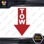 Tow Arrow Pointing down JDM Tuning Racing Towing Decals Stickers Vinyl