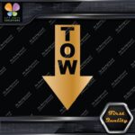 Tow Arrow Pointing down JDM Tuning Racing Towing Decals Stickers Vinyl - Image 17