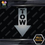 Tow Arrow Pointing down JDM Tuning Racing Towing Decals Stickers Vinyl - Image 18