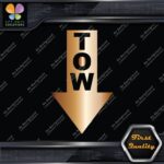 Tow Arrow Pointing down JDM Tuning Racing Towing Decals Stickers Vinyl - Image 19