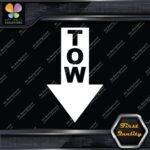 Tow Arrow Pointing down JDM Tuning Racing Towing Decals Stickers Vinyl - Image 4