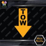 Tow Arrow Pointing down JDM Tuning Racing Towing Decals Stickers Vinyl - Image 7