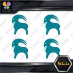 Compatible Backcountry Goat Clothing Pack of 4 MINI SIZE Decals Stickers Vinyl - Image 13