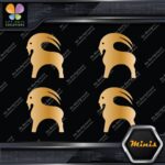 Compatible Backcountry Goat Clothing Pack of 4 MINI SIZE Decals Stickers Vinyl - Image 17