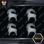 Compatible Backcountry Goat Clothing Pack of 4 MINI SIZE Decals Stickers Vinyl - Image 18