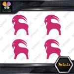 Compatible Backcountry Goat Clothing Pack of 4 MINI SIZE Decals Stickers Vinyl - Image 20