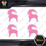 Compatible Backcountry Goat Clothing Pack of 4 MINI SIZE Decals Stickers Vinyl - Image 21
