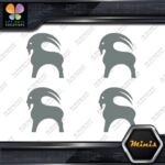 Compatible Backcountry Goat Clothing Pack of 4 MINI SIZE Decals Stickers Vinyl - Image 4