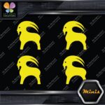 Compatible Backcountry Goat Clothing Pack of 4 MINI SIZE Decals Stickers Vinyl - Image 5