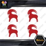 Compatible Backcountry Goat Clothing Pack of 4 MINI SIZE Decals Stickers Vinyl - Image 8