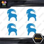 Compatible Backcountry Goat Clothing Pack of 4 MINI SIZE Decals Stickers Vinyl - Image 10
