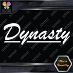 Compatible Dynasty Drums Marching Band Xylophone Logo Vinyl Decals Stickers